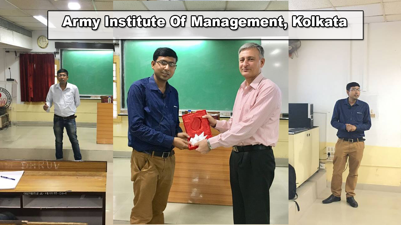 Mr. Omkar Nath Nandi at Army Institute of Management, Kolkata