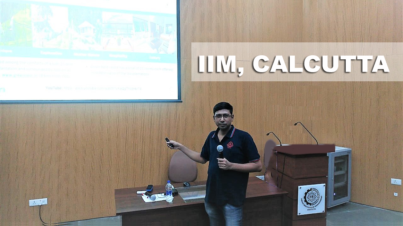 Mr.Omkar Nath Nandi at IIM, Calcutta